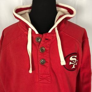 NFL Throwback Mitchell & Ness SF 49ers Hoodie 3XL